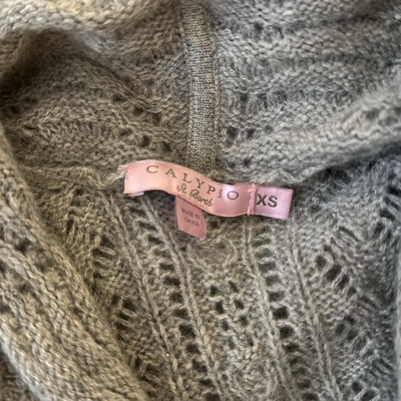 Calypso shawl cashmere sweater - Picture 3 of 5